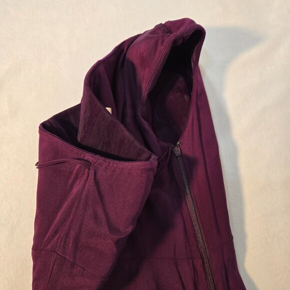 JASMINE DI MILO Old Money Silky Plum One-Shoulder Bodycon Mini Dress Size US 4. - Picture 10 of 17